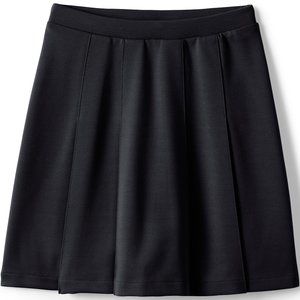 Lands' End Girls Adaptive Wear Ponte Pleat Skirt at the Knee, School Uniform